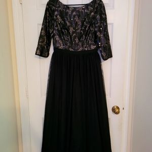 Black formal gown